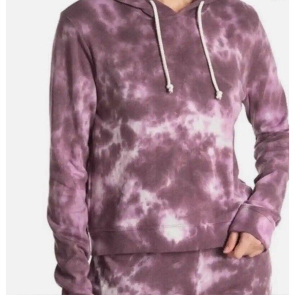 Threads‎ 4 Thought NWT Women's Mauve Tonal Cloud Wash Hoodie Size Small